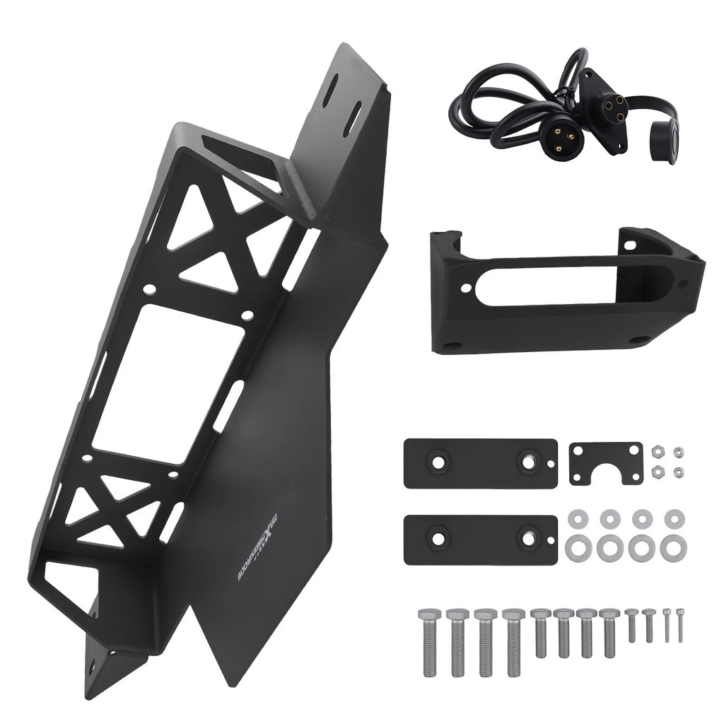 Winch Plate Kit for K1500 Tahoe/Suburban (1988–1999) 4WD, Black Coating