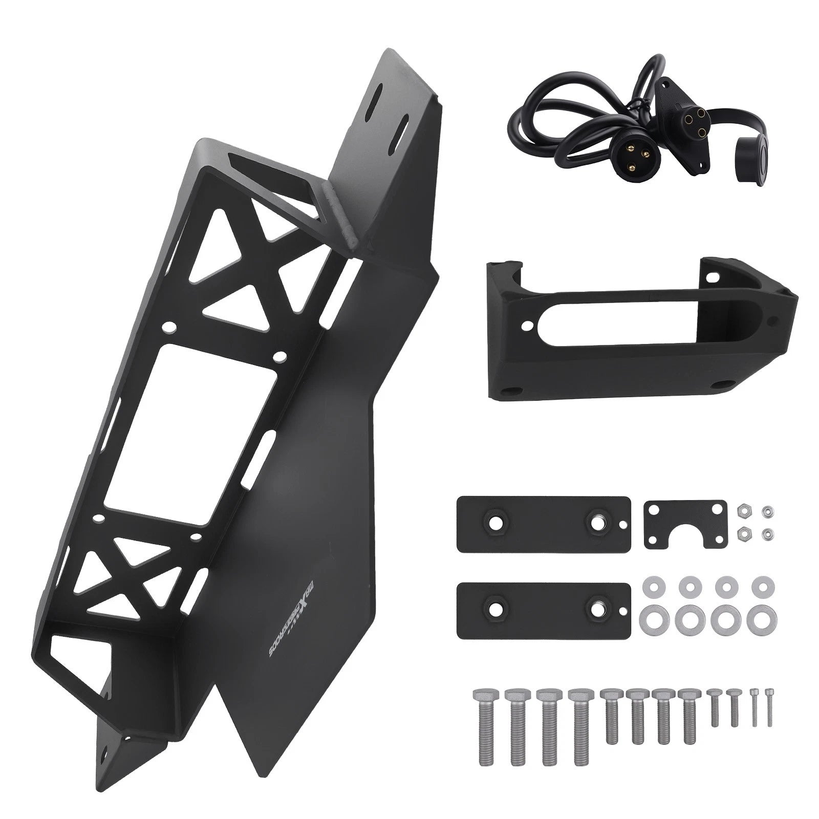 Winch Plate Kit for K1500 Tahoe/Suburban (1988–1999) 4WD, Black Coating