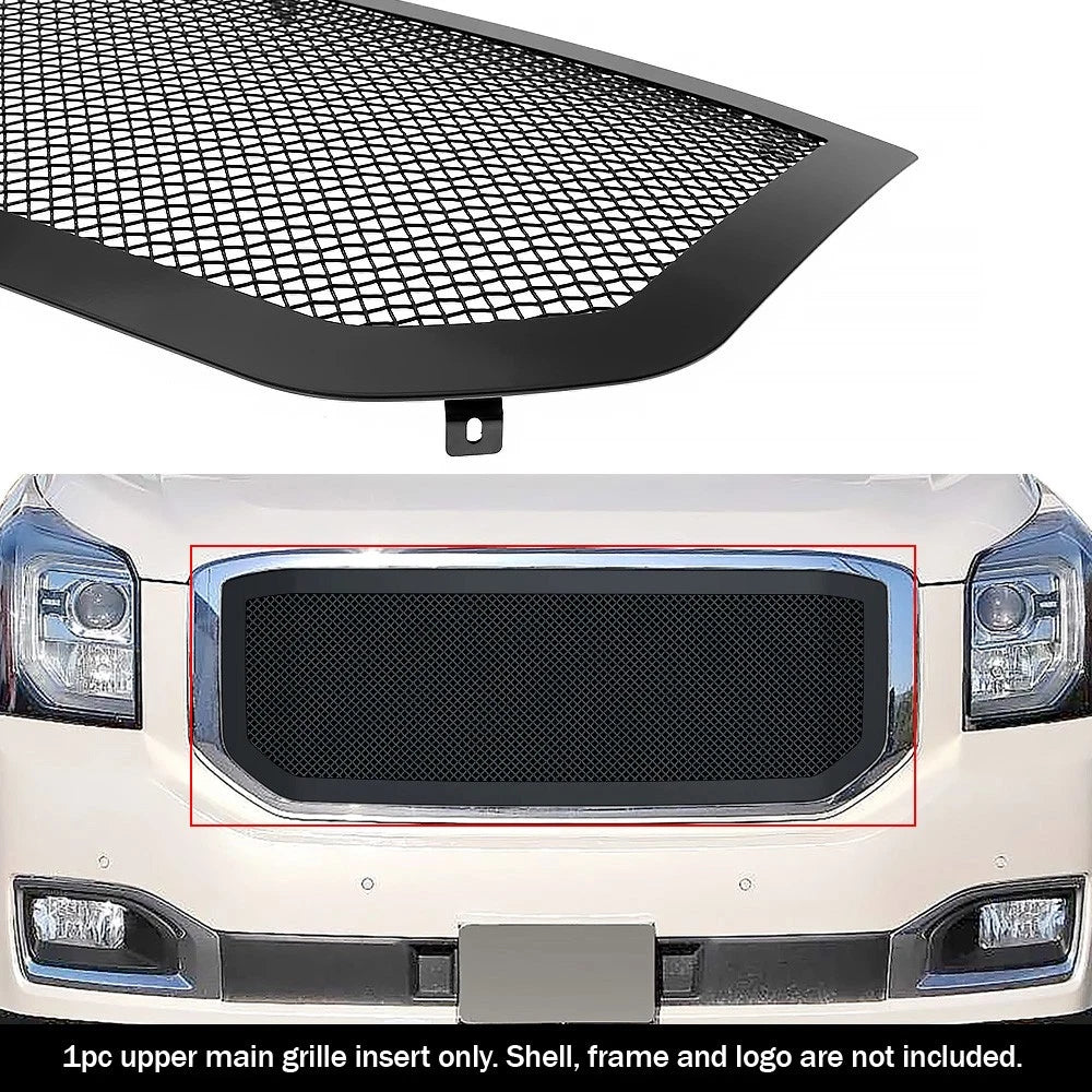 Stainless Black Mesh Grille Insert for GMC Yukon/Denali (2015-2020)