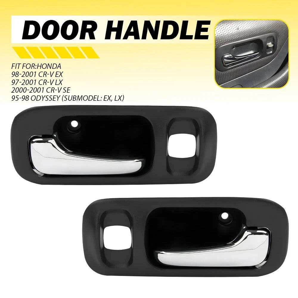 Set of 2 Interior Door Handles for Honda CR-V (1997–2001) & Odyssey (1995–1998)