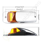 7 LED Amber Upper Cab Marker Clearance Light for Freightliner Argosy