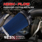 4'' Cold Air Intake Filter for Various Models