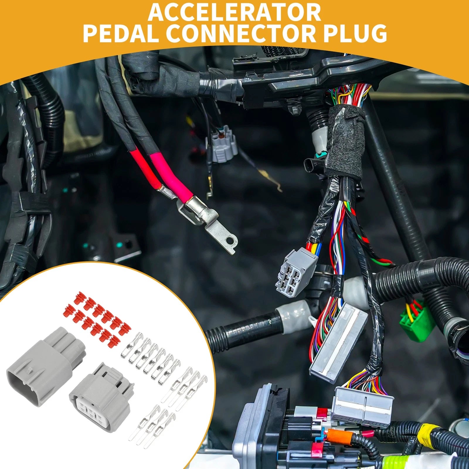 6 Pin Accelerator Pedal Connector Plug for Toyota 