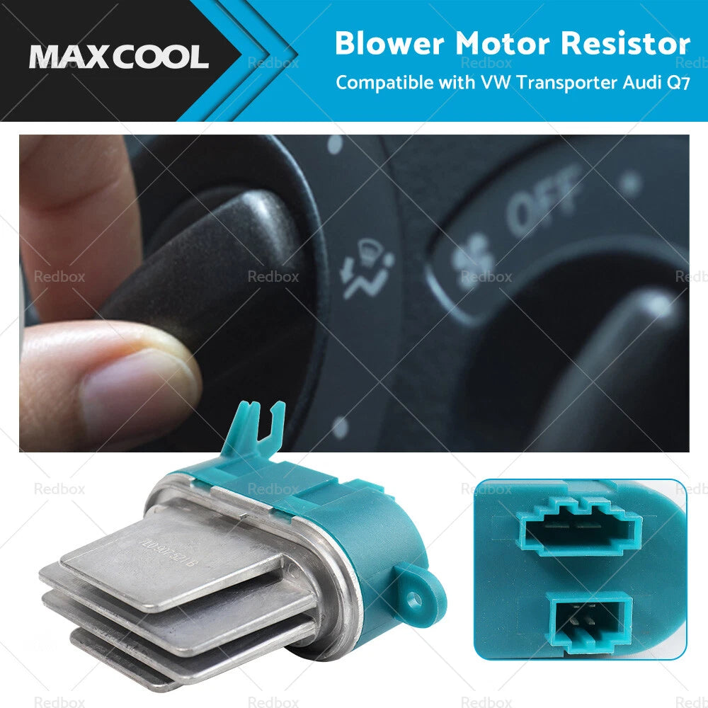 Blower Motor Resistor for VW Transporter Touareg Audi Porsche Seat (2000–2023)