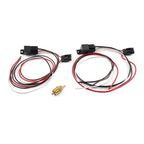 Set of 2 Cooling Fan Relay Switch Kit with Thermostatic Sensor for Universal