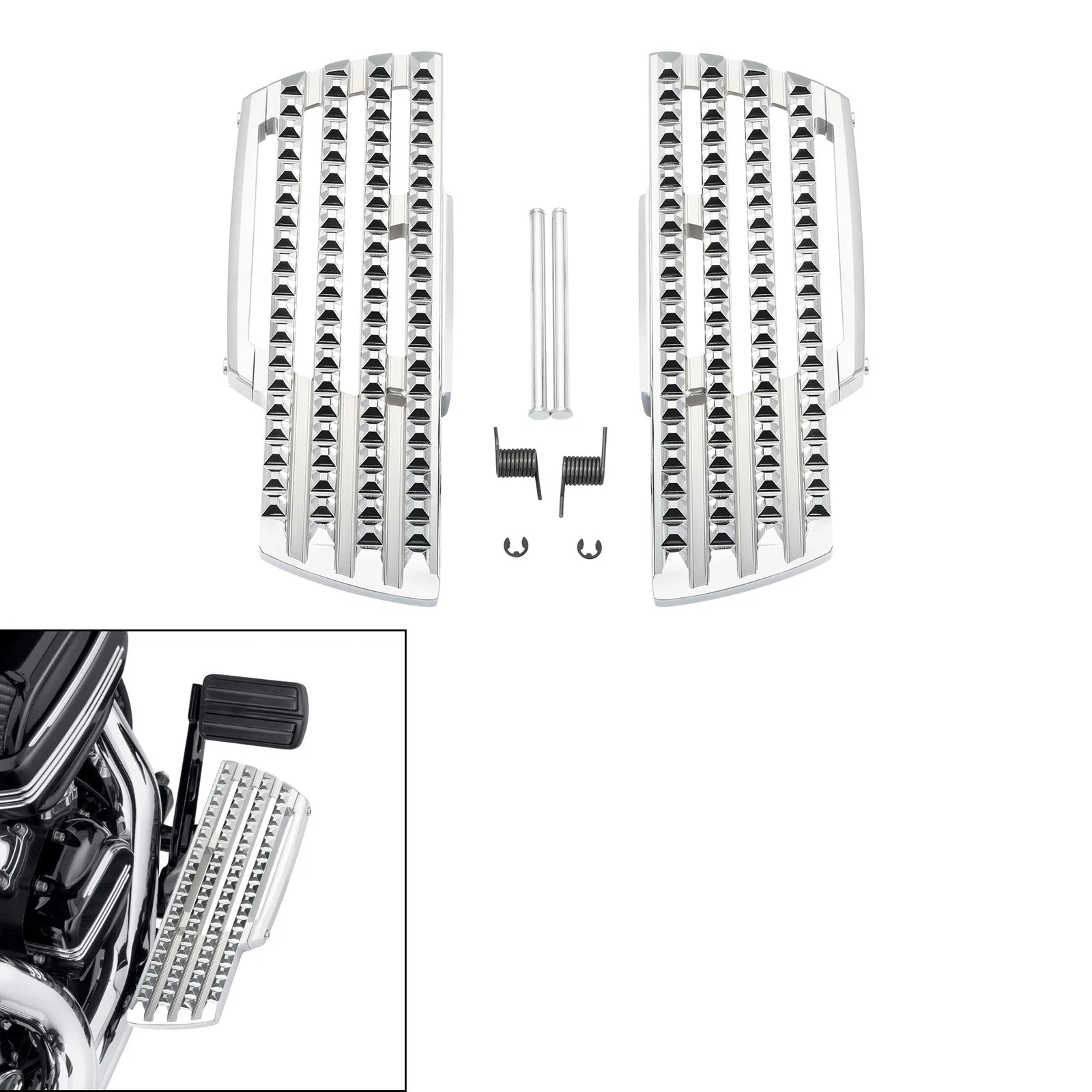 Driver Footboard Floorboard & Bracket for Harley Softail FLDE FLHC FLSL (2018–2025)