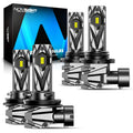 2X NOVSIGHT 9005 H11 LED Headlight Bulbs Kit 6500K 16000LM 60W for