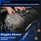 2X Upstream Oxygen Sensor for Nissan Quest V6-3.5 (2012–2014) 2349135