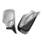 Carbon Fiber ABS Front & Rear View Mirror Covers for BMW E46 (1998-2005)