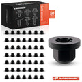 50x Nylon Flange Nut Retainer Clips for BMW E30 E32 E34 E36 (1982–1999)