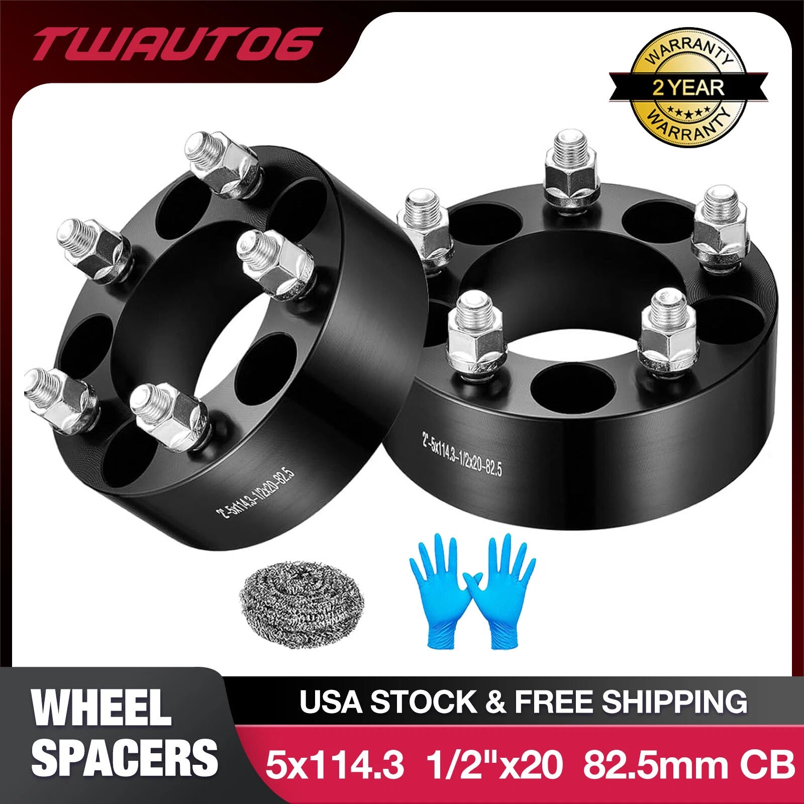 2 Inch Wheel Spacers for Lincoln MKX (2007–2013)
