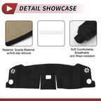 Dashboard Cover Mat for Honda VEZEL RV Series (2021–2024) Black Sun Protector