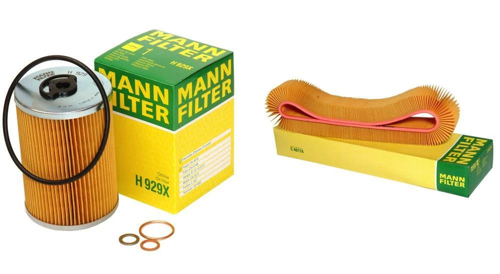 Mann Oil Air Filter Service Kit for Mercedes C107 W116 W126 (1972–1989)