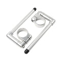 58MM Clip-On Handlebar for Universal Cafe Racer Motor - Silver