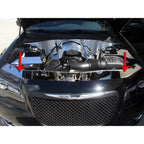 Polished Stainless Steel Front Header Plate for Chrysler 300 (2011–2013)