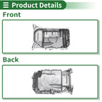 1 Pc Engine Oil Pan No.11200R5A000 for Honda CR-V (2012–2014) Aluminum