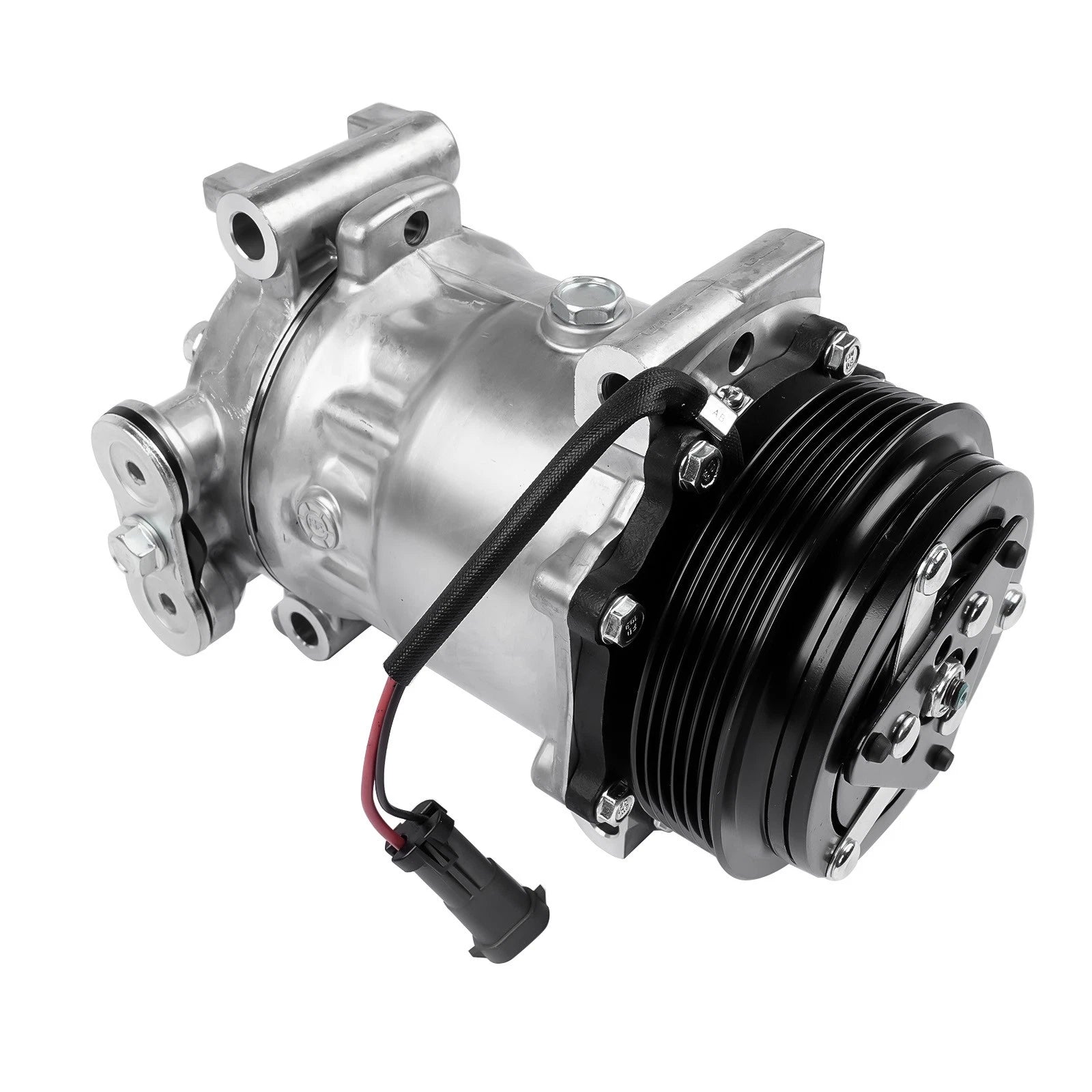 AC Compressor 12V with 6 Groove Pulley for Chevy Blazer Silverado (1999–2007)