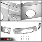 Front Bumper Face Bar for Ford F-150 (2009–2014) - Chrome, Fog Light Hole