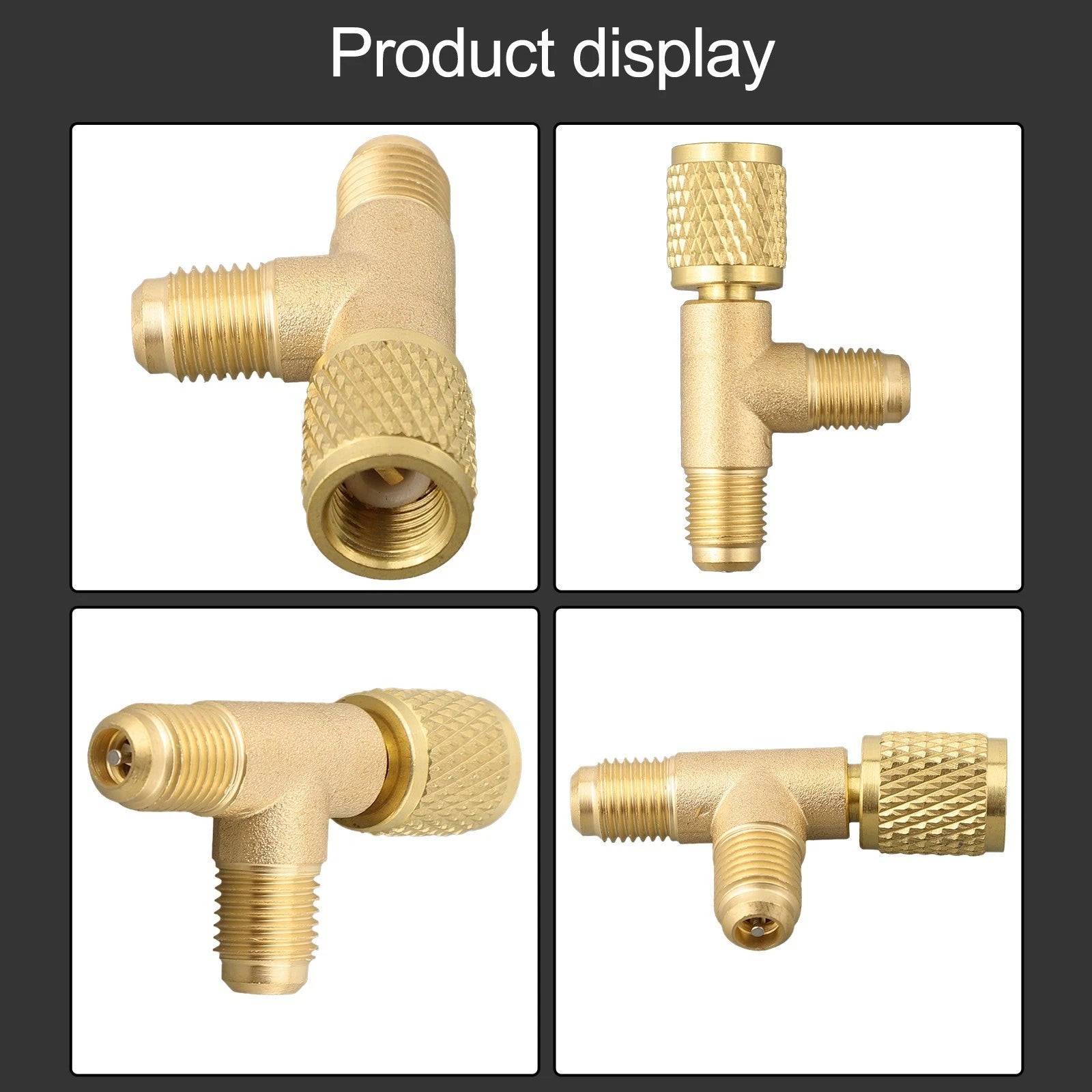 1/4in SAE Quick Connector for R22 R12 R134 (R134A)
