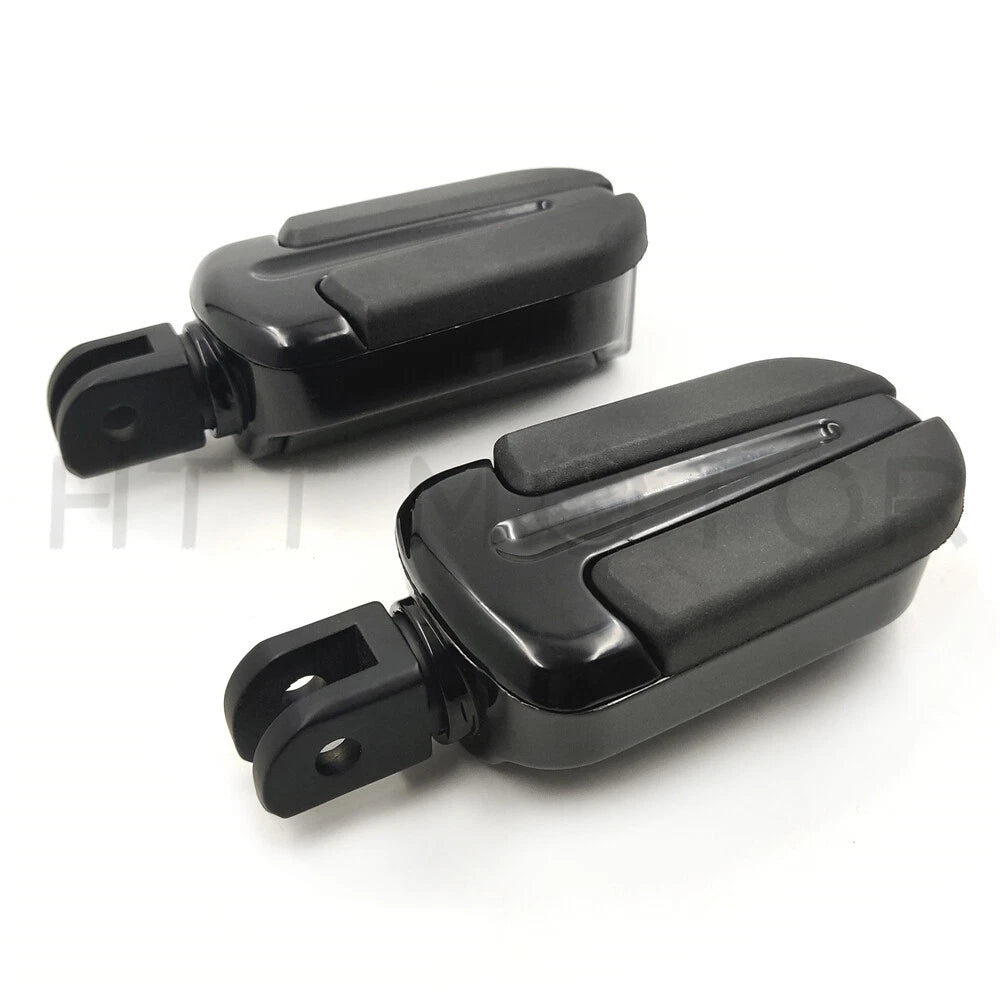 Slipstream Footpegs Black for Harley FXBB FXBR FXBRS FXLR (2018–2023)