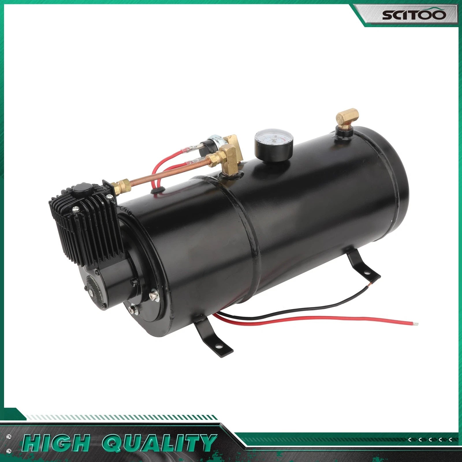 4 Trumpets Train Horn Kit with 150PSI Air Compressor for Car Truck