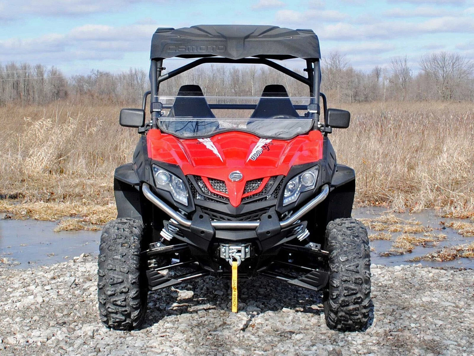 Scratch Resistant Half Windshield for CFMOTO ZForce 500/800/1000 (2015–2023)