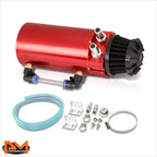 Aluminum Oil Catch Can with Breather Filter for Universal Applications (140ml)