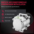 AC Compressor with Clutch for Ford F-350/F-450/F-550 Super Duty (2003–2007)