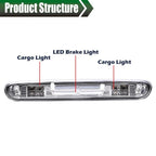 Clear LED 3rd Brake Light for Chevy Silverado GMC Sierra (2007–2014)
