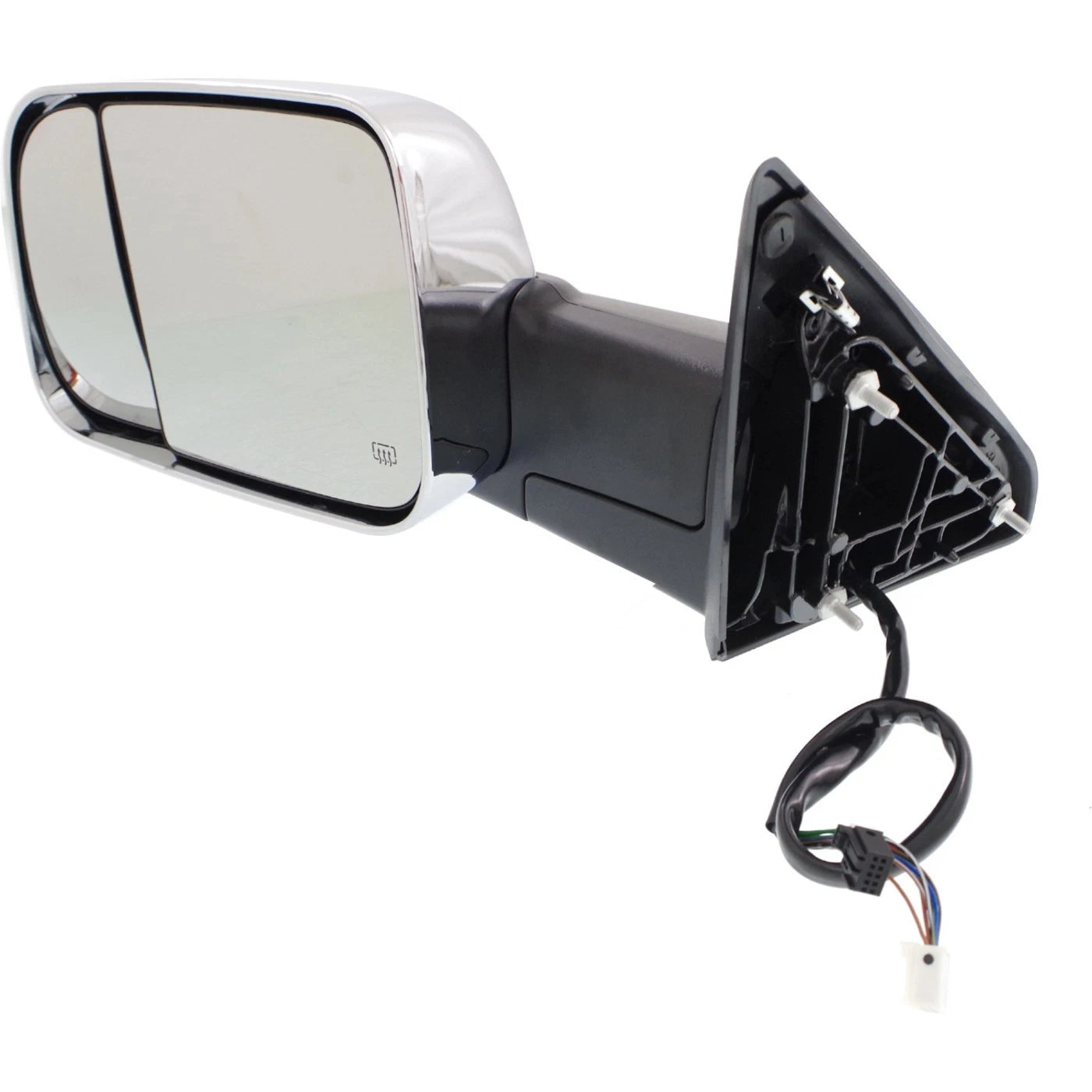 Towing Mirror for Ram 1500 (2013–2018) Left Power Heated Chrome Signal