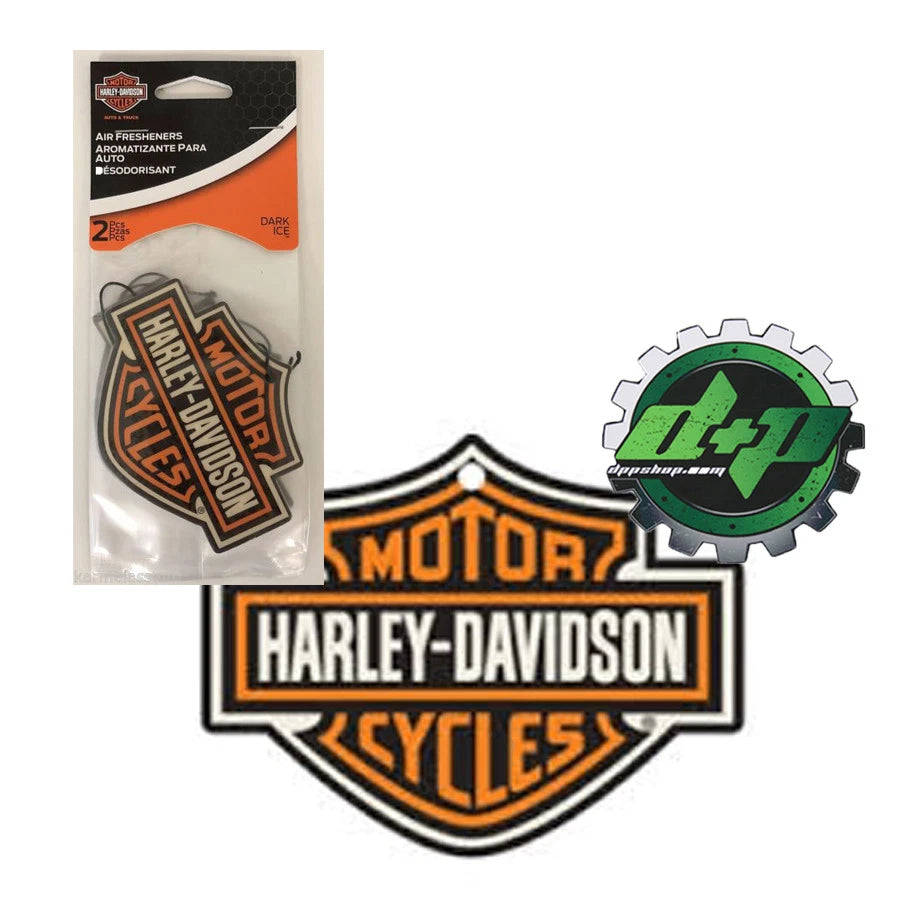 2X Dark Ice Scented Auto Air Freshener for Harley Davidson Motorcycle
