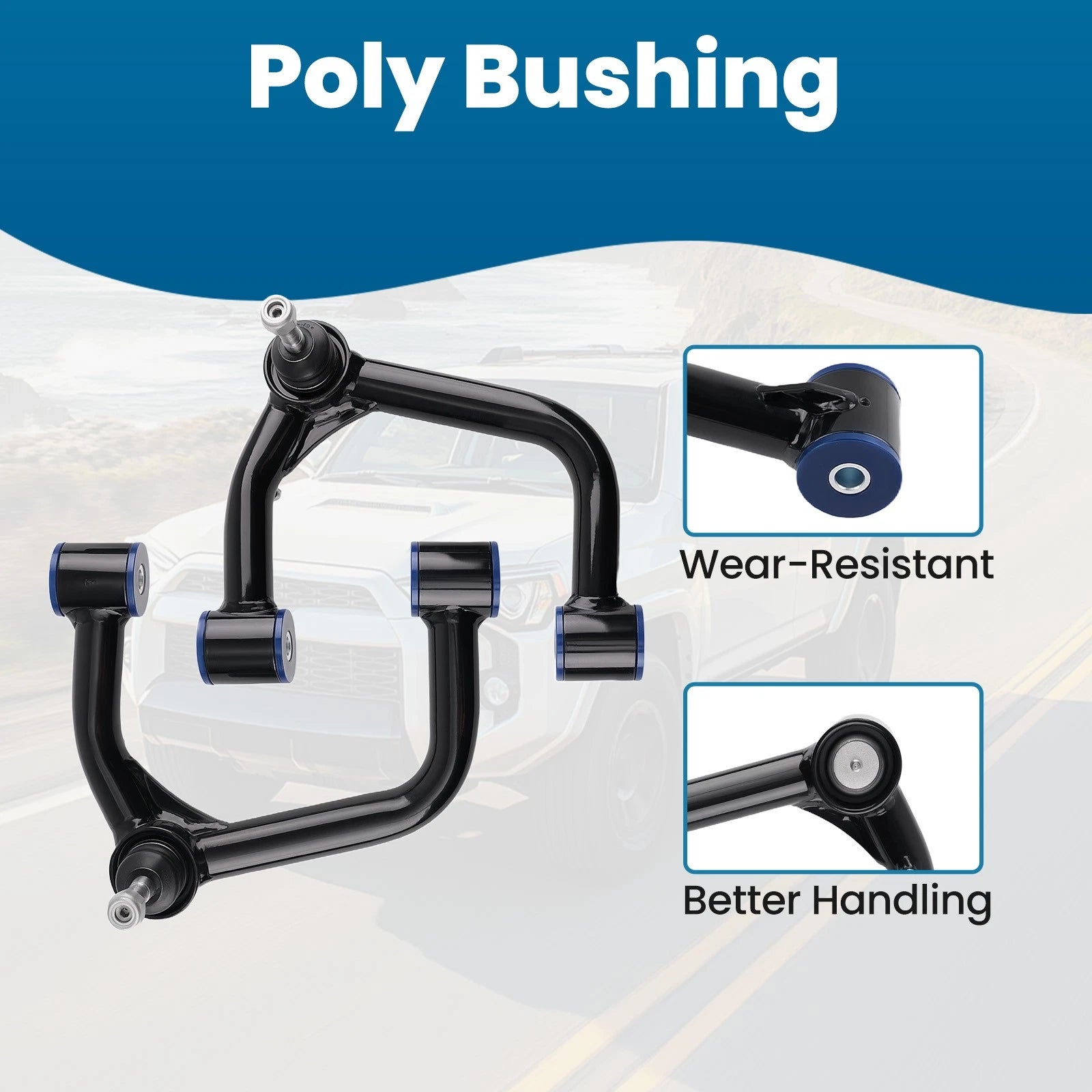 2X Front Suspension Upper Control Arms for Lexus GX460 (2010–2023)