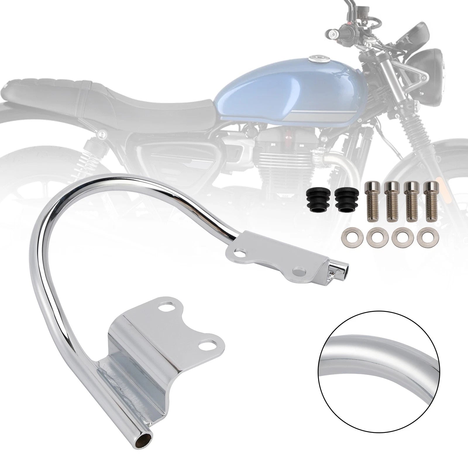 Passenger Armrest Hand Holder for Honda MSX 125 Grom 125 (2021–2024) (JC92)
