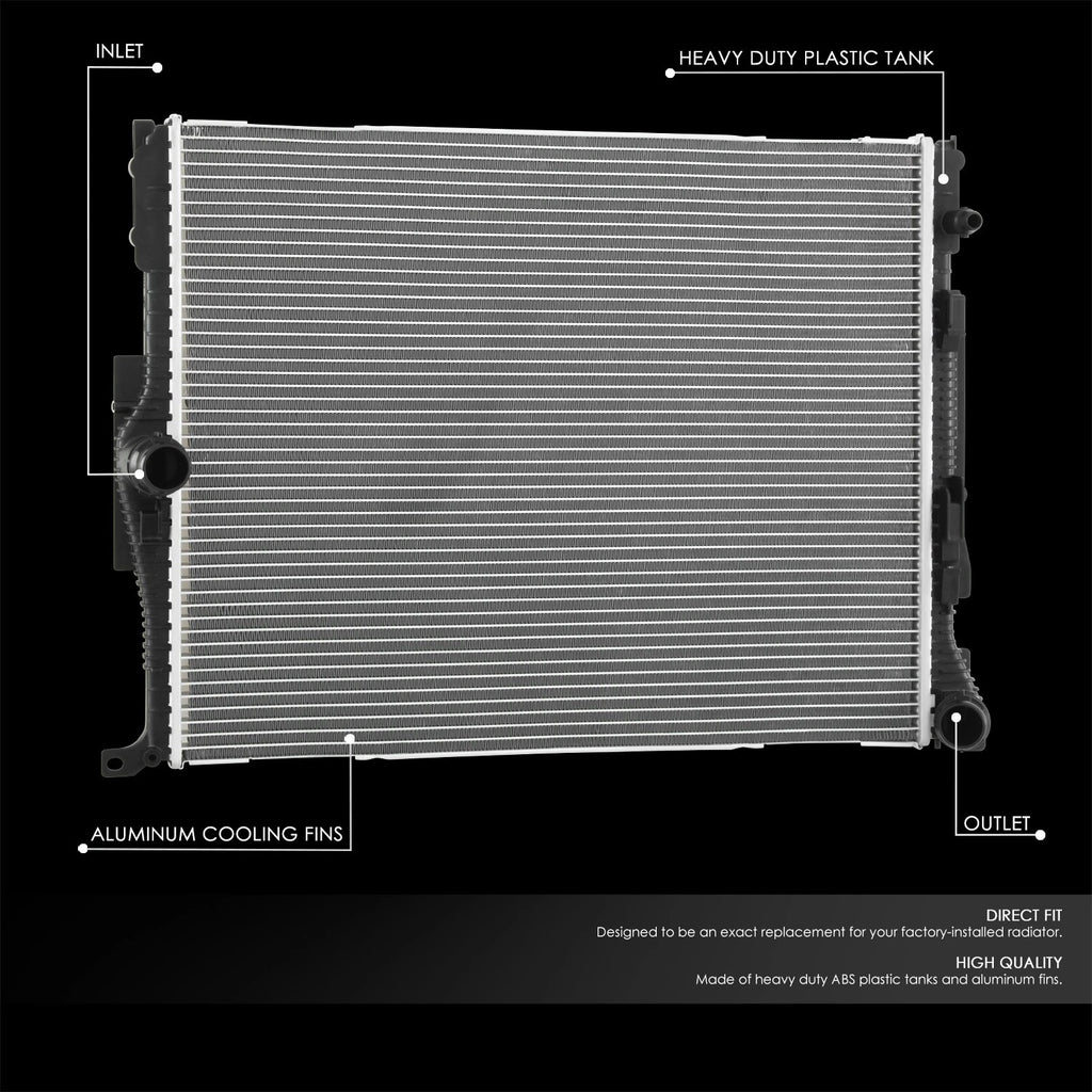 OE Style Aluminum Core Cooling Radiator for BMW 330I/340I Xdrive (2016–2018)