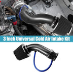3" Cold Air Intake Filter Induction Kit for Universal Cars (76mm)