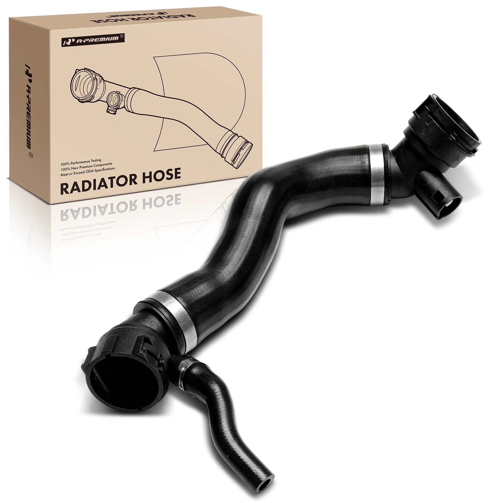 Lower Side Radiator Hose for BMW X5 X6 (2011–2018)