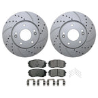 Front Brake Kit 280mm Drilled Rotors & Akebono ProACT Pads for Kona Seltos (2020–2023)