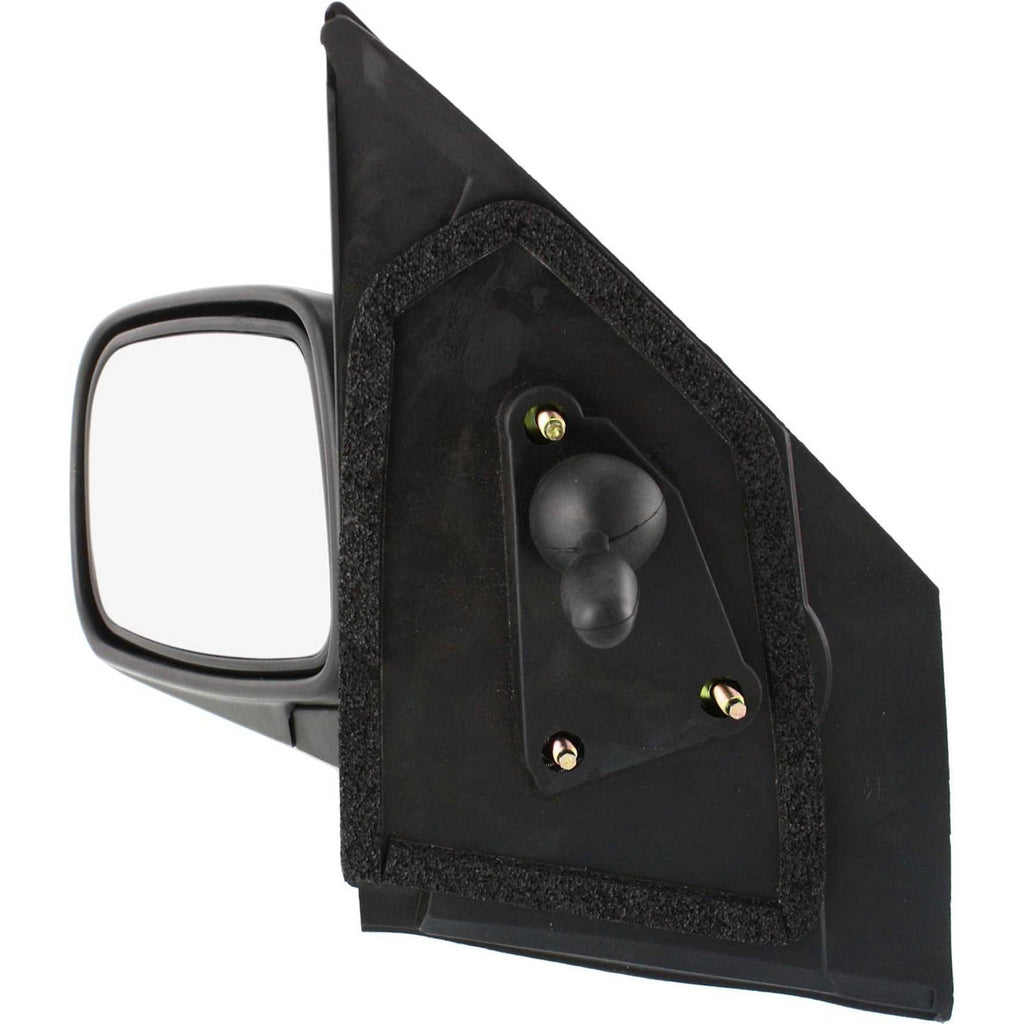 Manual Remote Mirror for Toyota Echo (2000–2005) Driver Side Textured Black