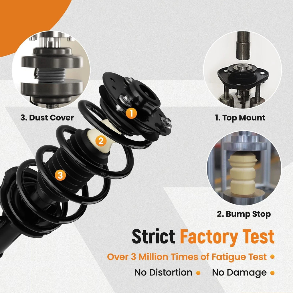 Front Struts with Coil Spring for GMC Terrain (2010-2017) Chevy Captiva Sport (2012)