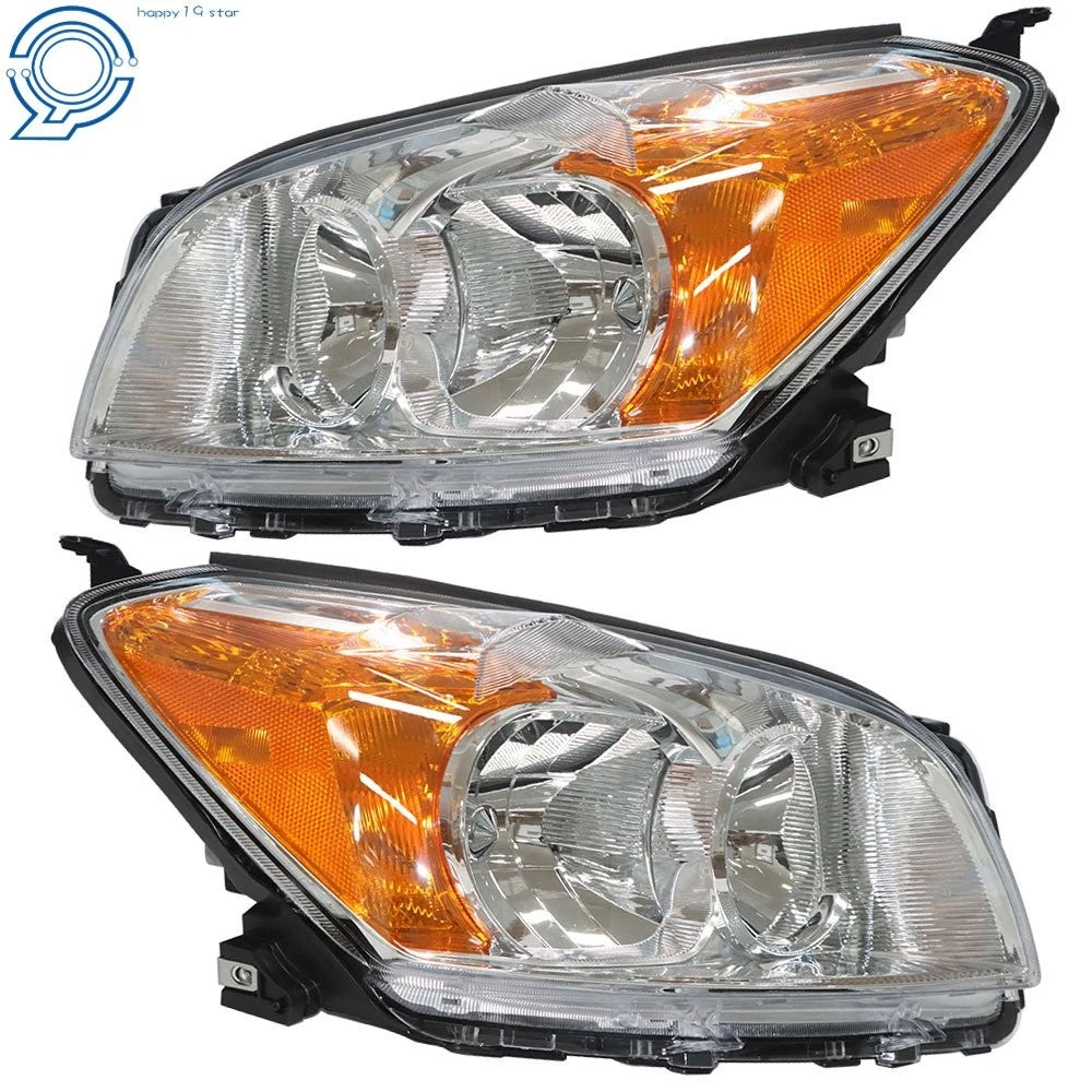 Headlight Assembly for Toyota RAV4 Sport (2009–2012) Left + Right Halogen