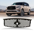 Front Bumper Grille for Infiniti QX80 (2015–2018) with Camera Hole