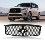 Front Bumper Grille for Infiniti QX80 (2015–2018) with Camera Hole