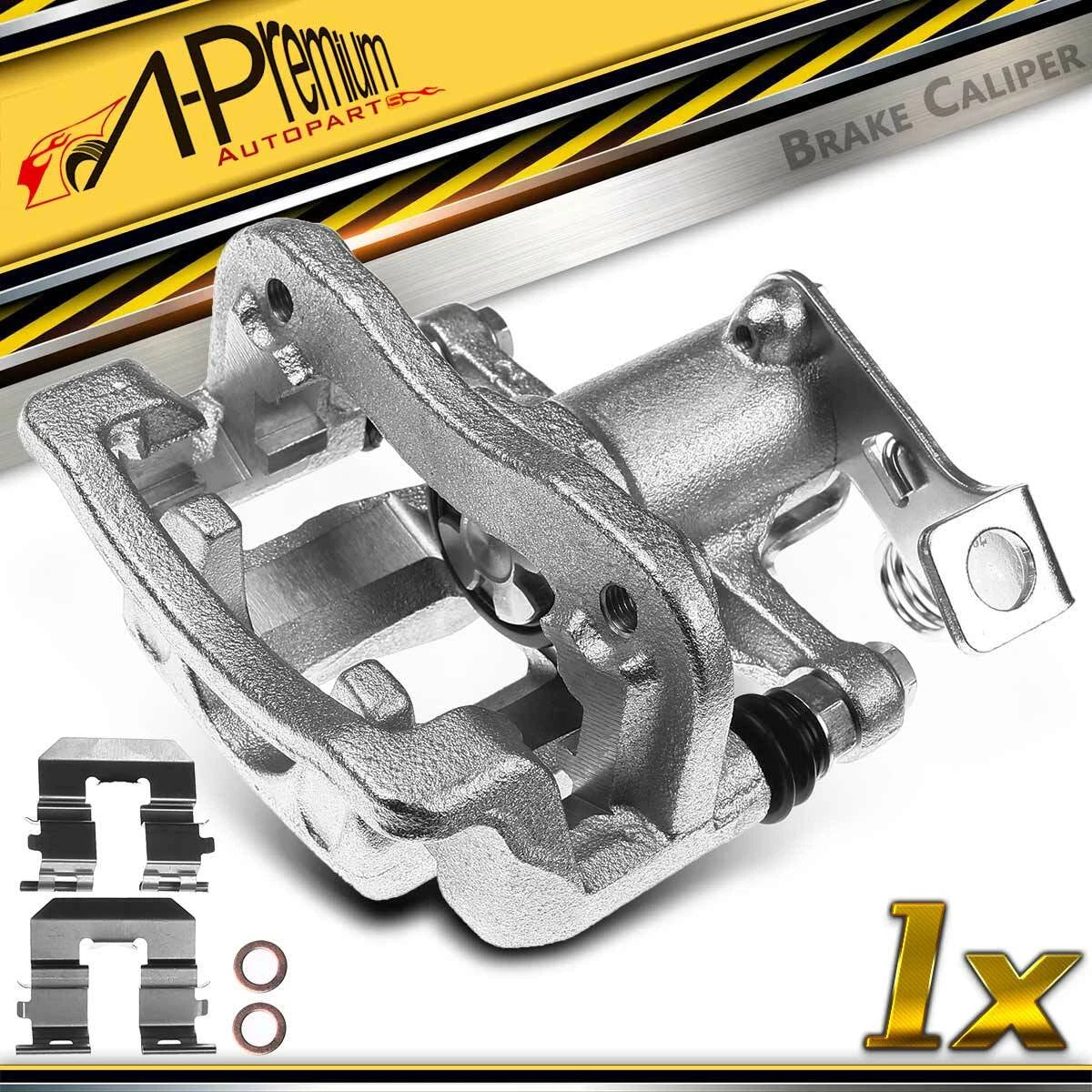 Rear Driver Side Disc Brake Caliper with Bracket for Kia Rio (2012–2017)