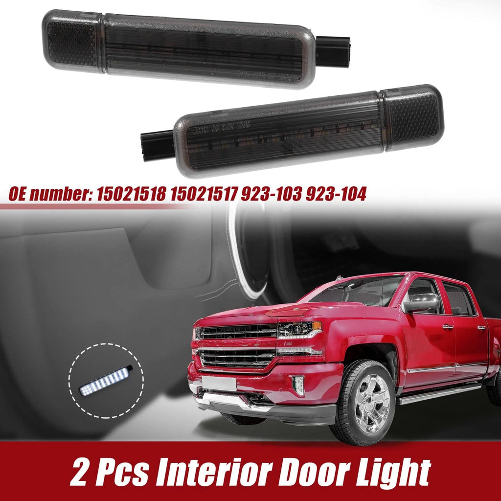 2X Interior Door Panel Courtesy Light 15021518 for Chevy Silverado 1500 (2014–2019)