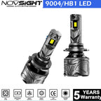 2X 9004 HB1 LED Headlight Bulbs Conversion Kit High/Low Beam 6500K for
