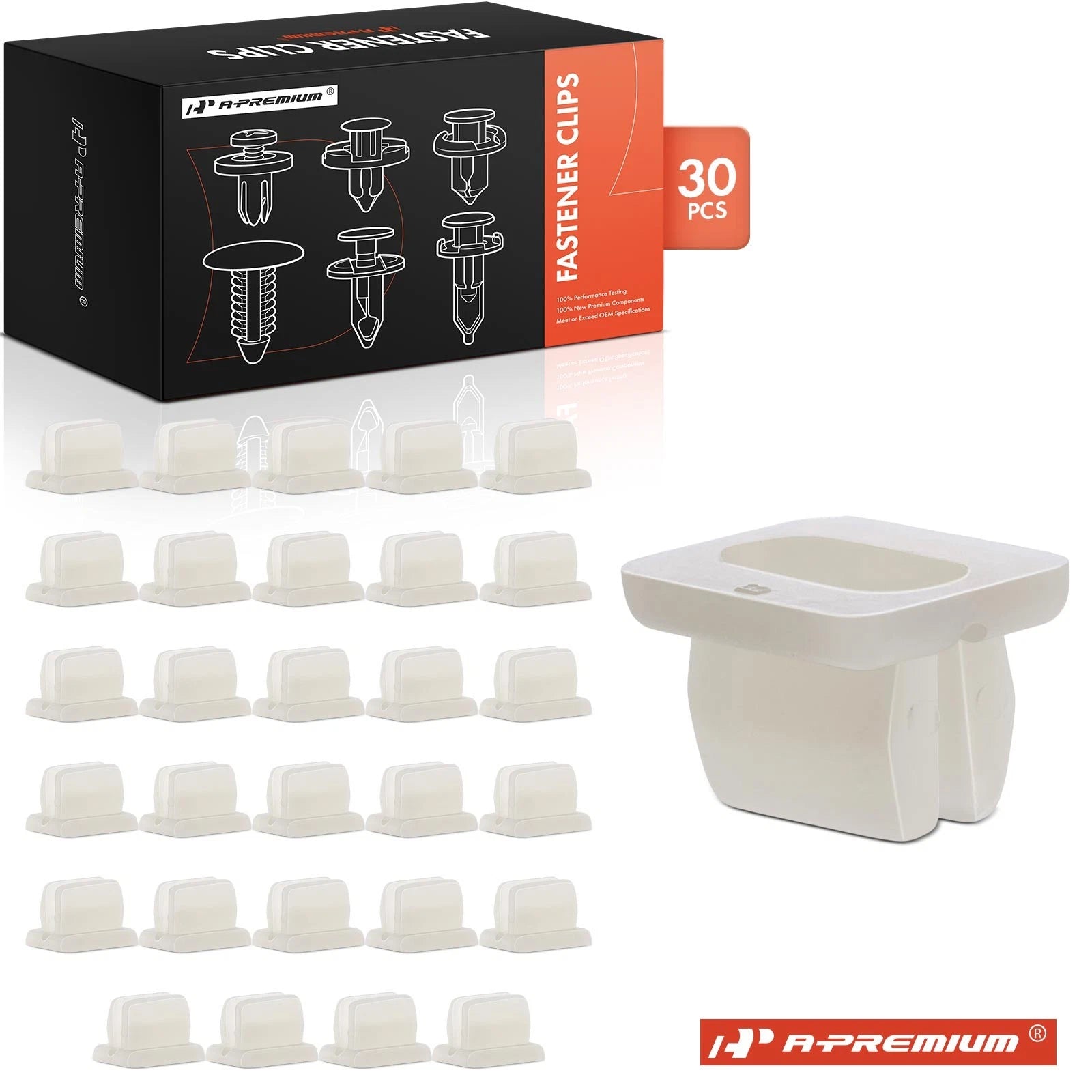 30Pcs Screw Grommet Nut Retainer Clips for Nissan 