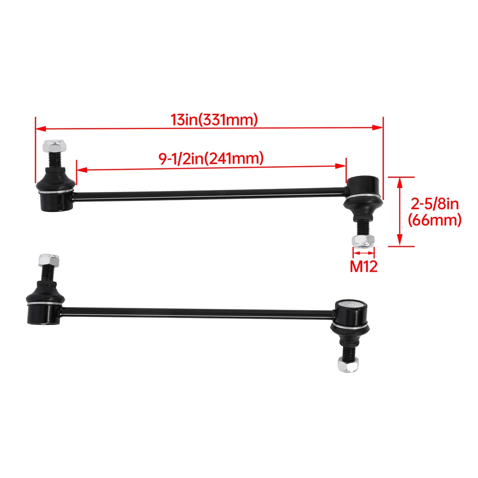 Set of 2 Front Stabilizer Sway Bar Links for Chevy Equinox Terrain Torrent Vue (2008–2017)