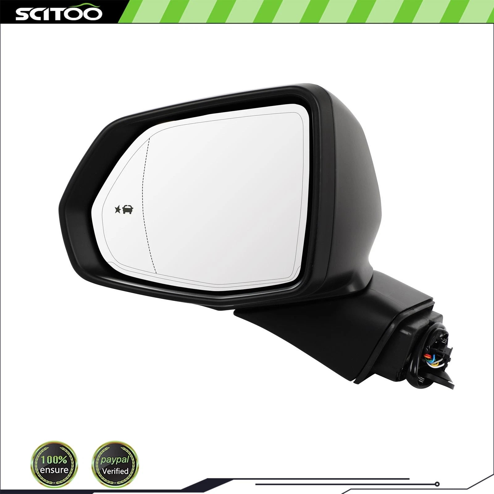 Driver Side View Mirror for Chevy Blazer (2019–2024) w/Auto Dimming, Paint to Match