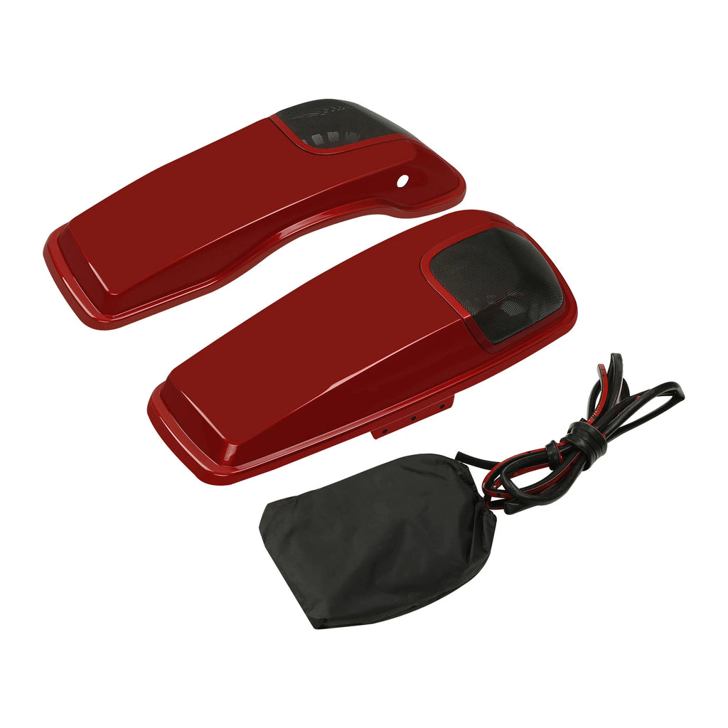 Saddlebag Lids Speaker Cutout Grill for Harley Street Glide (2014–2024)
