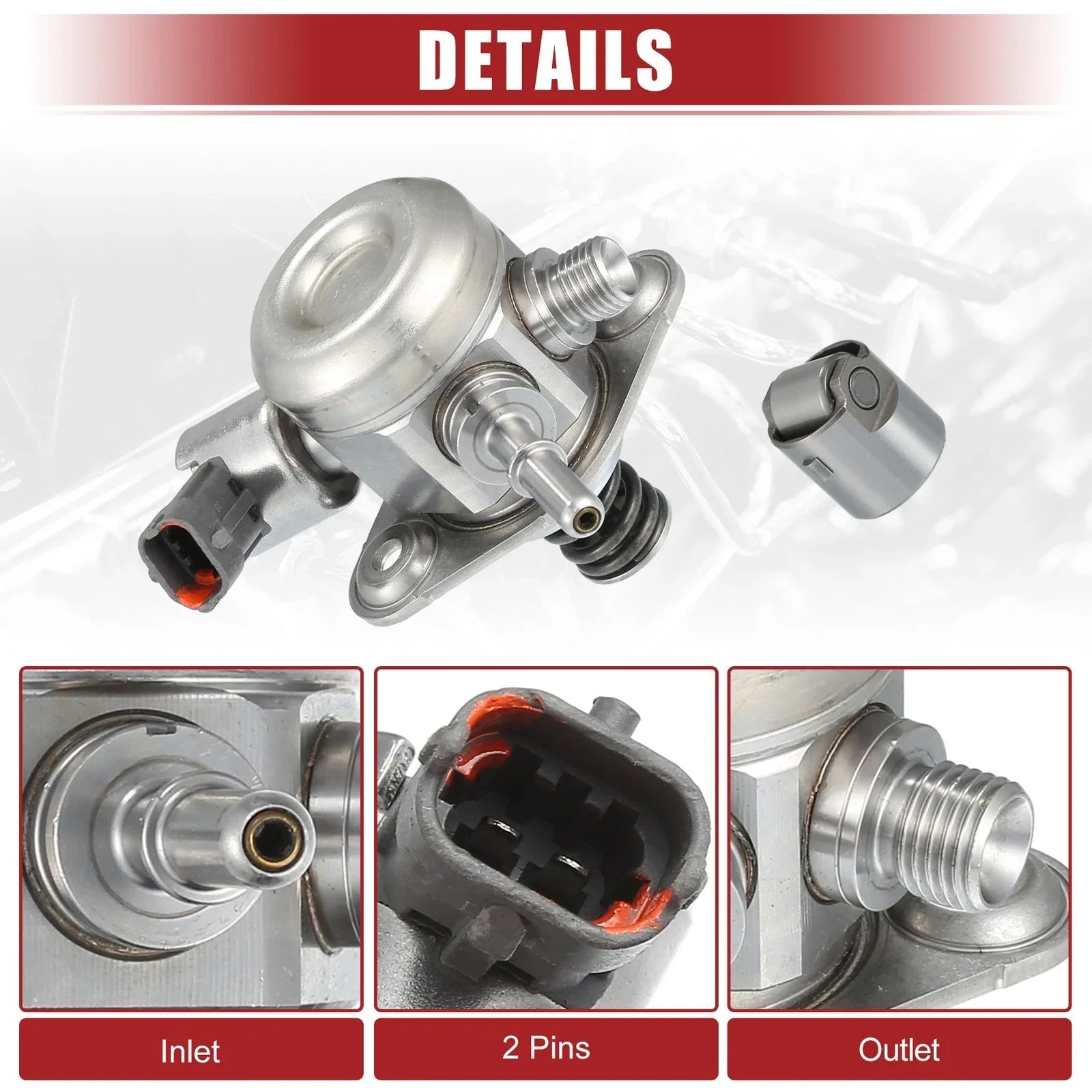 High Pressure Fuel Pump Set with Tappet Cam Follower for Hyundai Sonata (2009-2014)